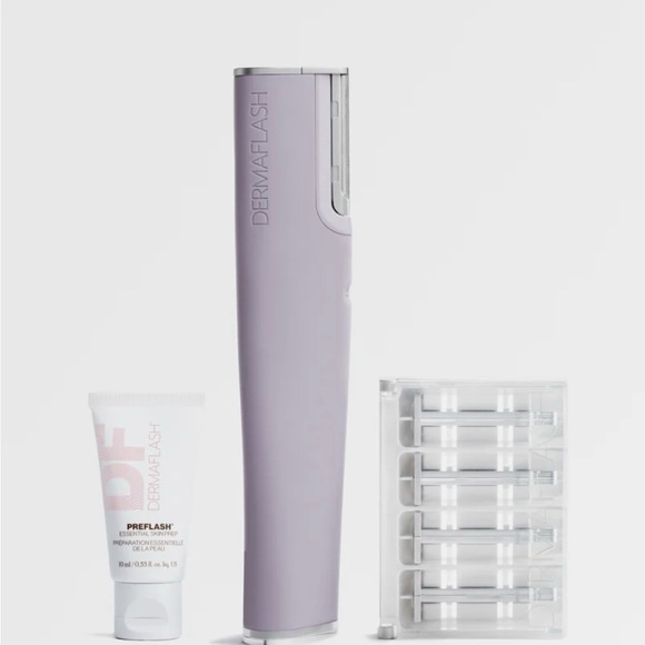 Dermaflash Luxe+ Sonic Dermaplaning & Peach Fuzz Removal Set Brand New - Picture 5 of 5